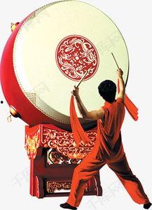 敲锣打鼓图片搞笑